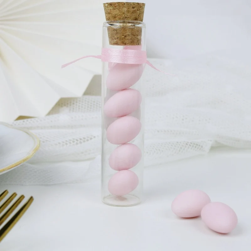 Gastgeschenk Set italienische Mandeln rosa (für 48 Gäste)