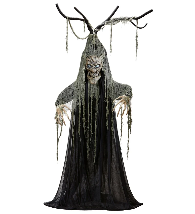 Sprechender Halloweenbaum mit LED 200 cm | Mehrfarbig - Halloween
