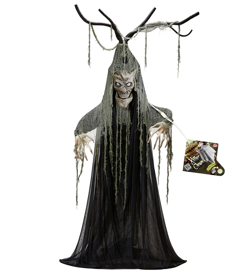 Sprechender Halloweenbaum mit LED 200 cm | Mehrfarbig - Halloween