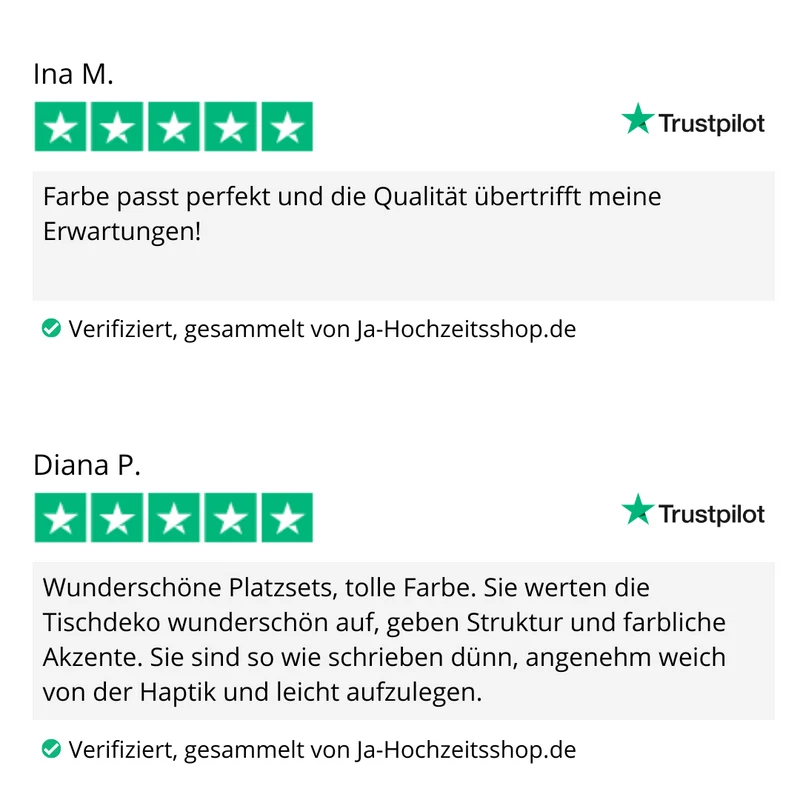 Tischset rund (50 Stück)