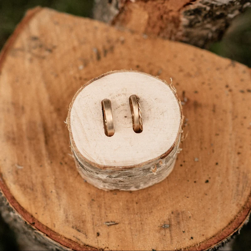 Ringhalter aus Holz