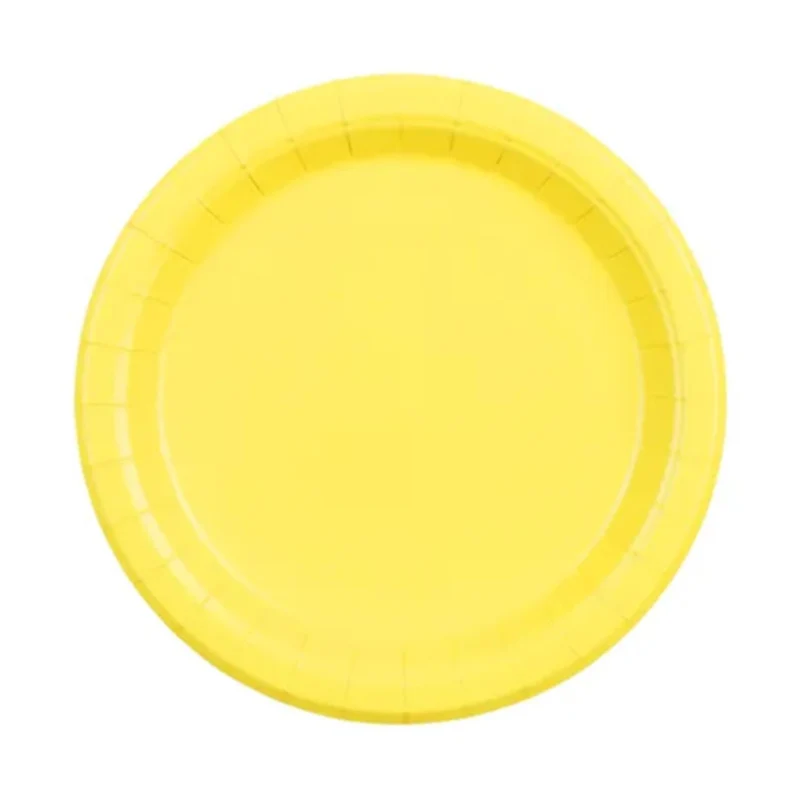 Pappteller 23cm/6 Stk. | Unifarben