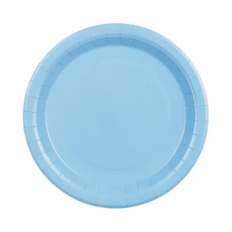 Pappteller 23cm/6 Stk. | Unifarben