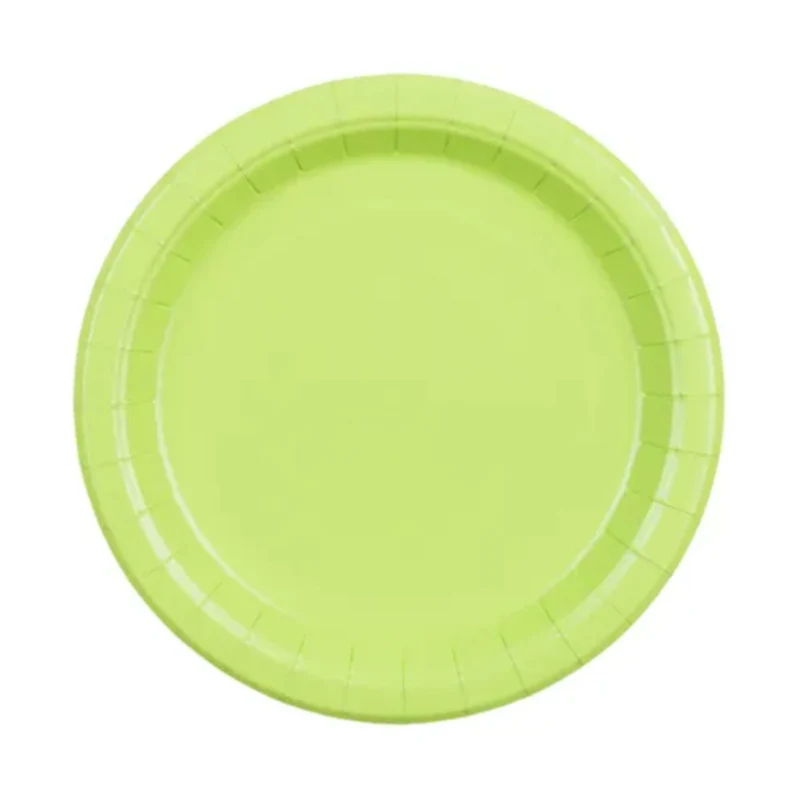 Pappteller 23cm/6 Stk. | Unifarben