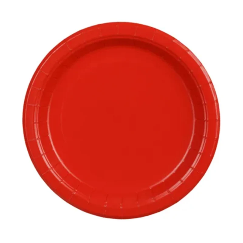 Pappteller 23cm/6 Stk. | Unifarben