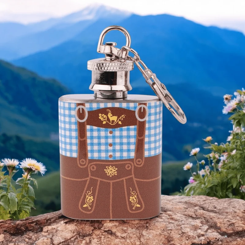 Mini-Flachmann "Lederhose"