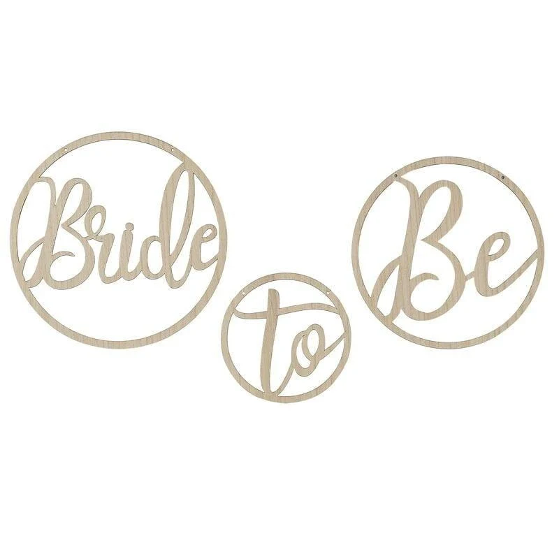 Holz Schilder Bride to be