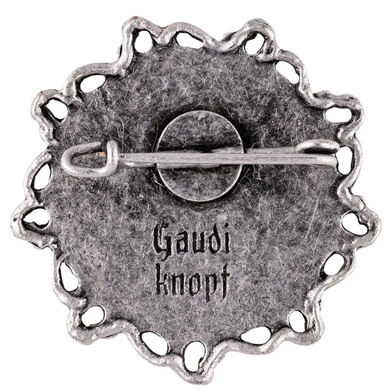 Gaudiknopf Anstecker Bevor d´frogsch: Noi!