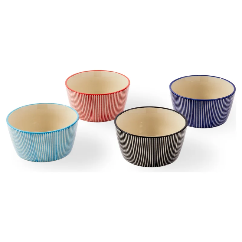 Bowls MARINE STRIPED 4er-Set multicolour