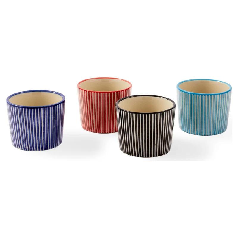 Espressobecher MARINE STRIPED 4er-Set multicolour