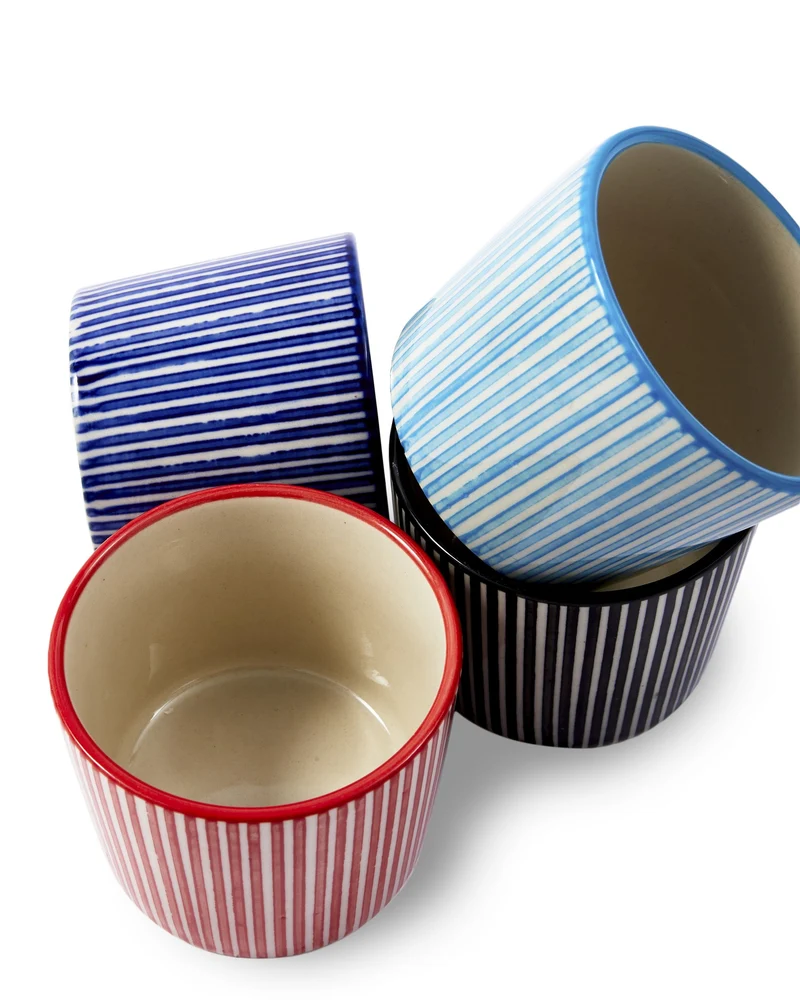 Espressobecher MARINE STRIPED 4er-Set multicolour