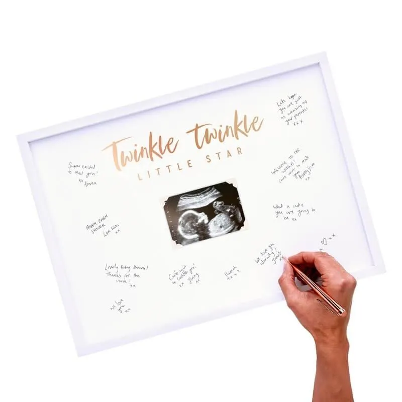 Gästebuch Rahmen Babyparty