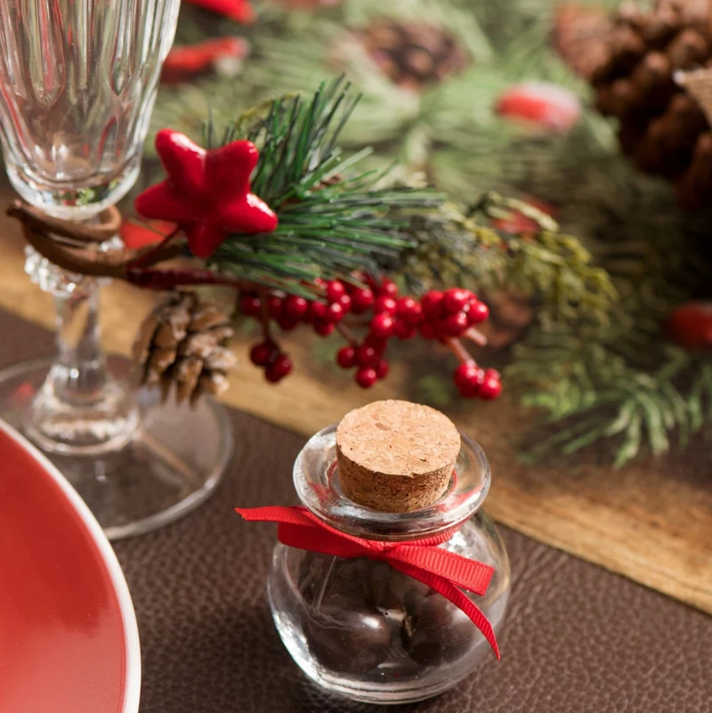 Gastgeschenk Rundglas klar (1 Stück)