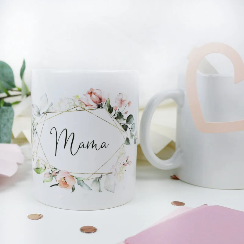 Geschenk Tasse für Deine Mama Blütenzauber