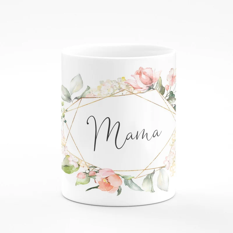 Geschenk Tasse für Deine Mama Blütenzauber