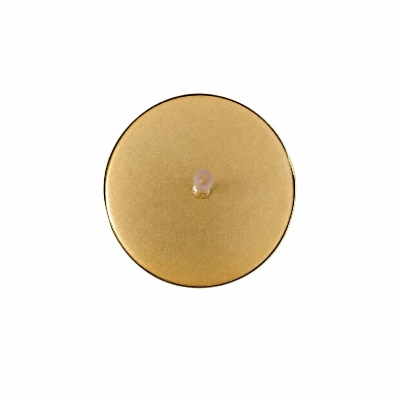 Weihnachtsdekoration Adventskranz Kerzenhalter Verzierung 7,5 x 15 cm | Gold
