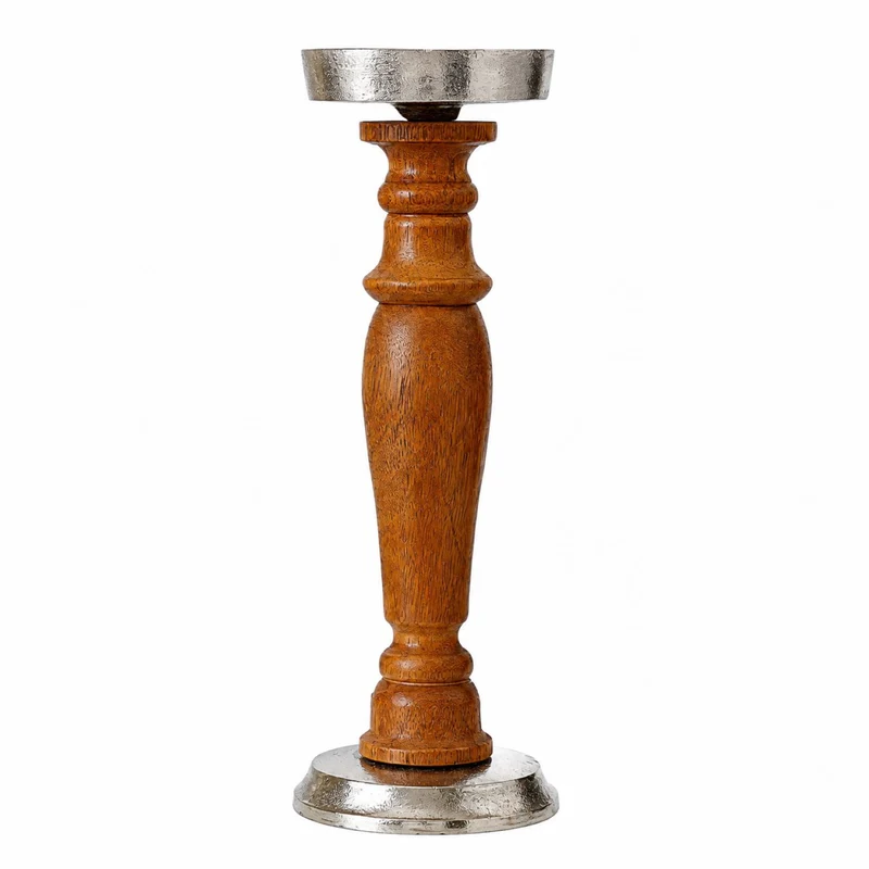 Weihnachtsdekoration Kerzenhalter Holz/Metall