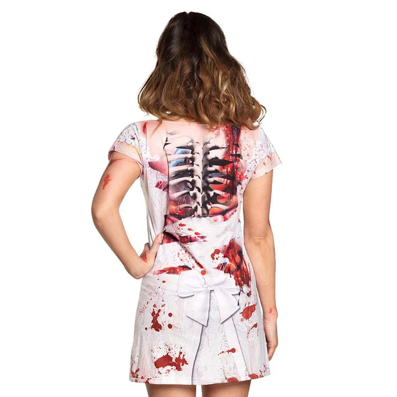 Kostüm Lady Kleid Horror Braut Gr. S