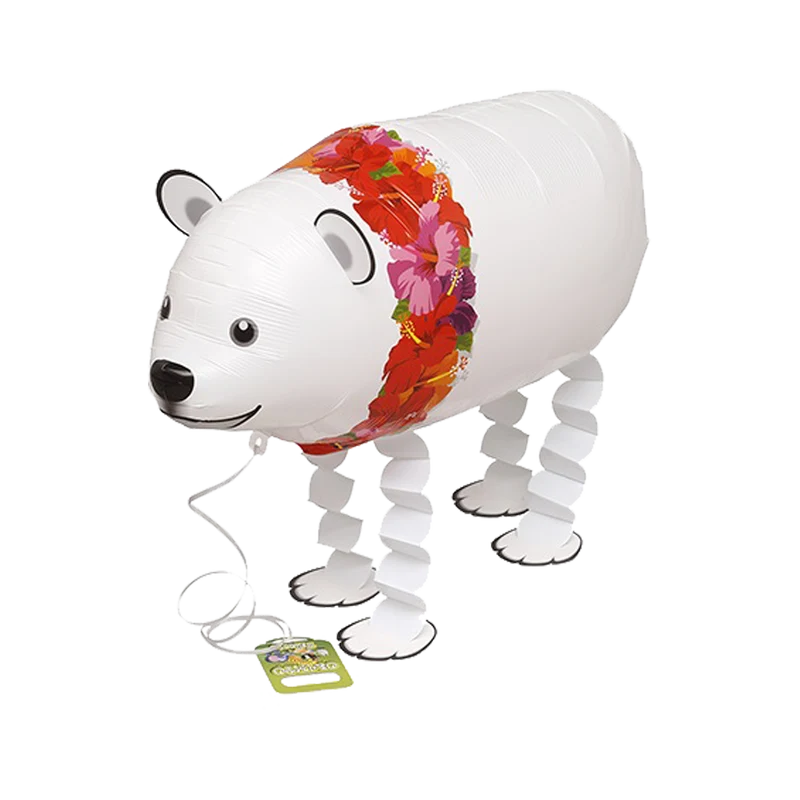 Airwalker Folienballon "Hawaii Eisbär" | 71 cm