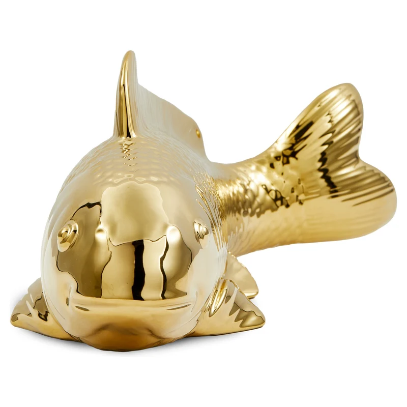 Spardose FISH gold