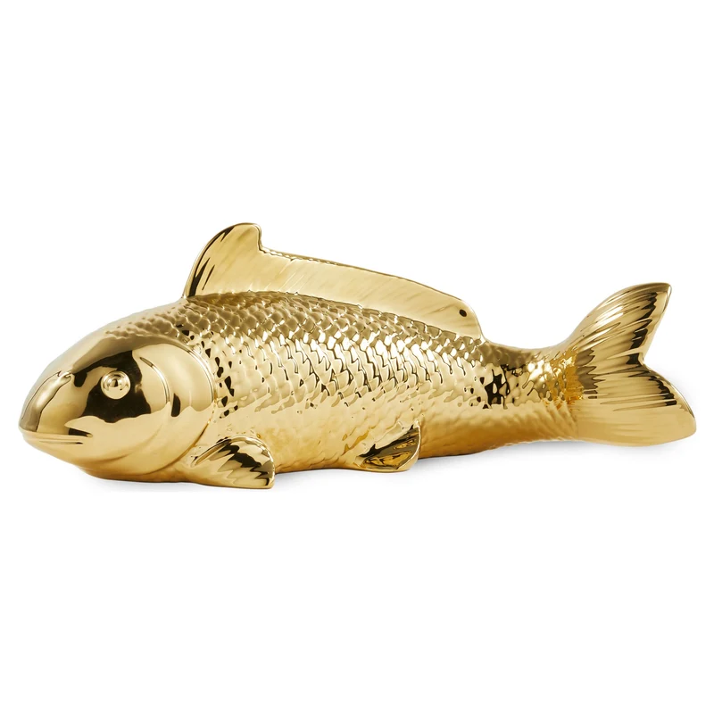 Spardose FISH gold