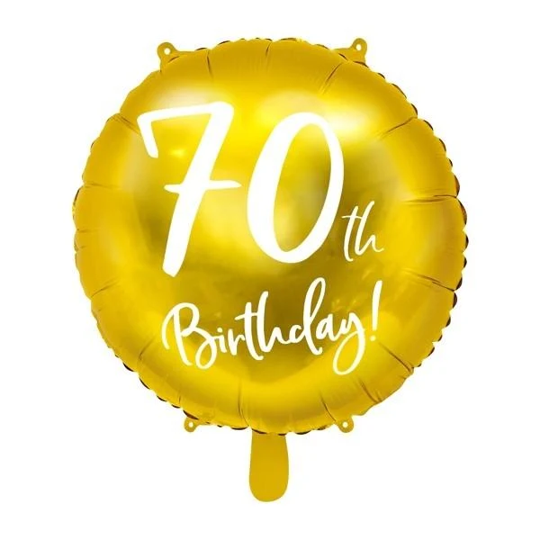Folienballon 70. Geburtstag