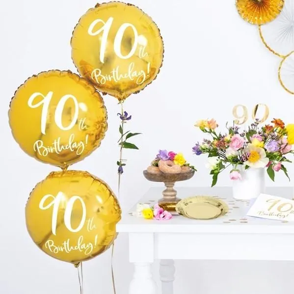 Folienballon 90. Geburtstag