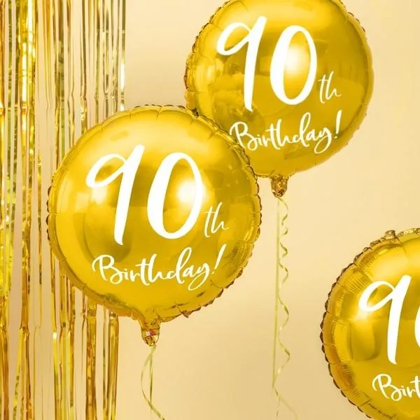 Folienballon 90. Geburtstag