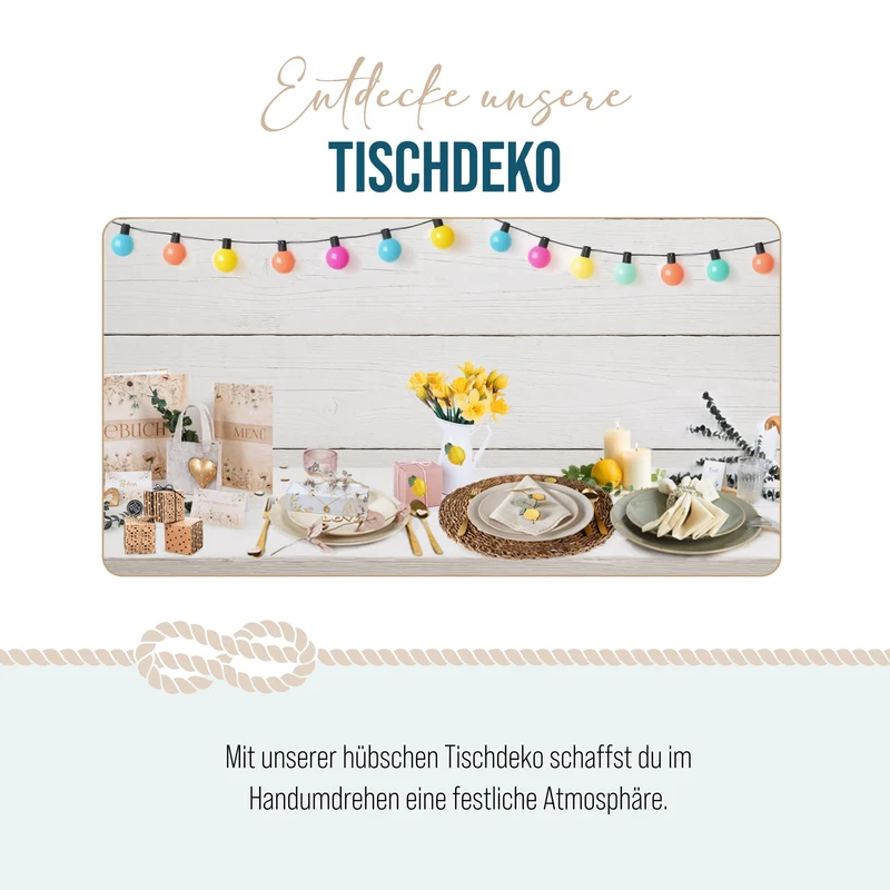 Boho Tischkarten 25 Stück beige mit goldfolierten Zweigen