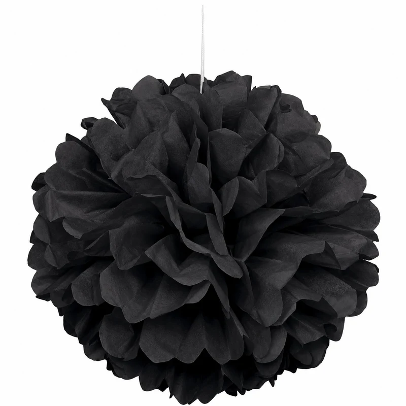 Wabenball Fluffy 40cm/1 Stück | Schwarz