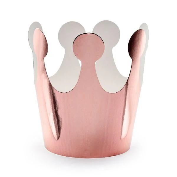 Party Krone rosegold (6 Stück)