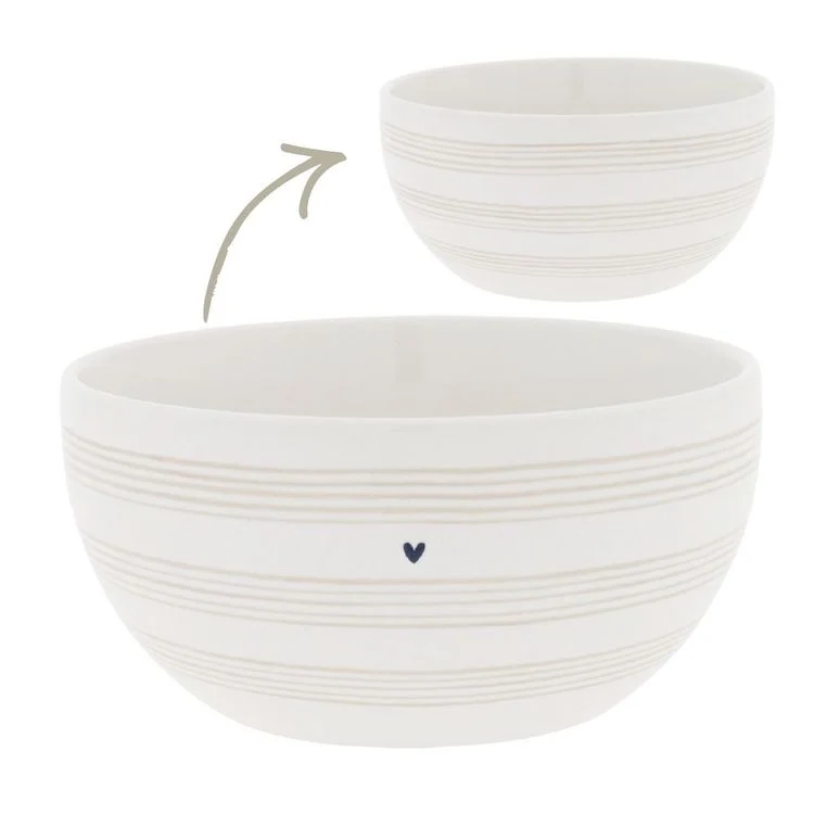 Bastion Collections Schale Natural Stripes