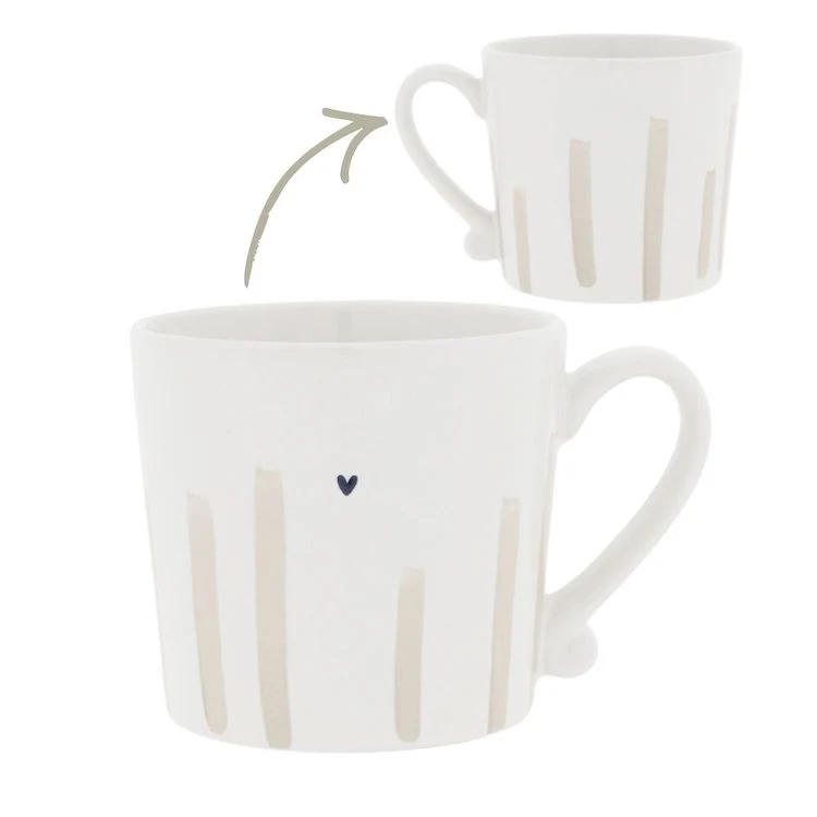 Bastion Collections Tasse Natural Big Stripes