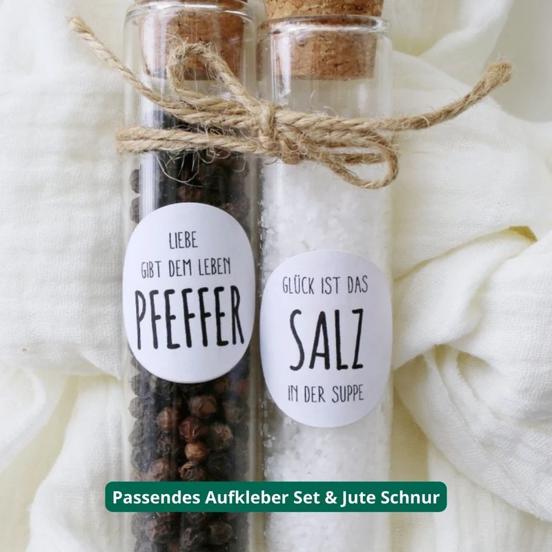 Gastgeschenk Set Salz und Pfeffer (für 24 Gäste)