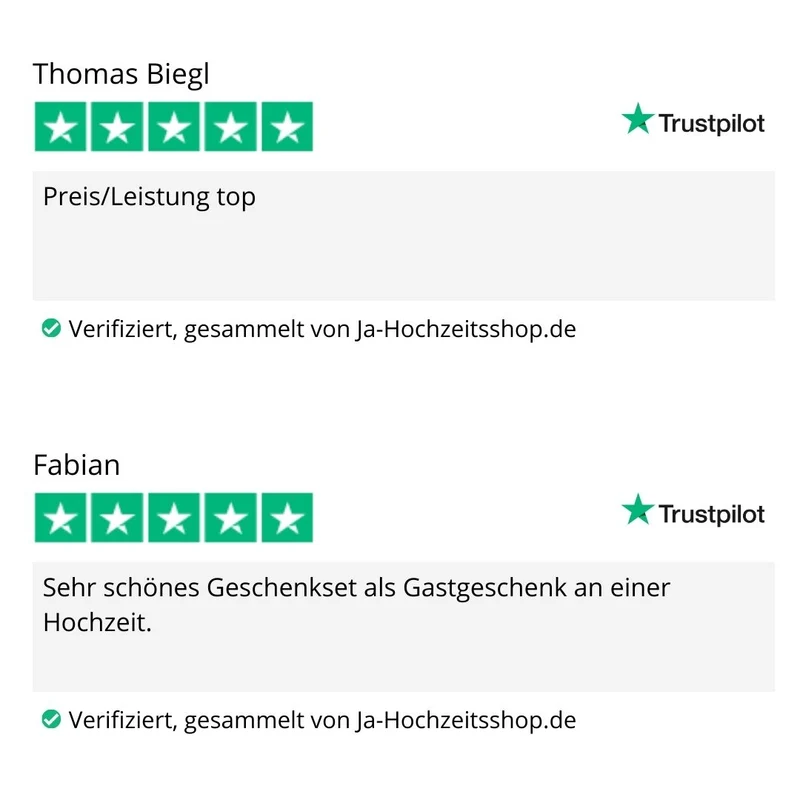 Gastgeschenk Set Salz und Pfeffer (für 24 Gäste)
