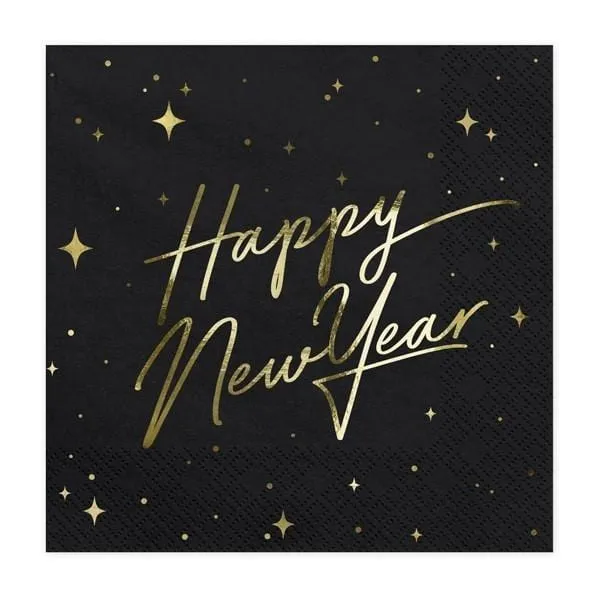 Servietten Happy New Year (20 Stück)