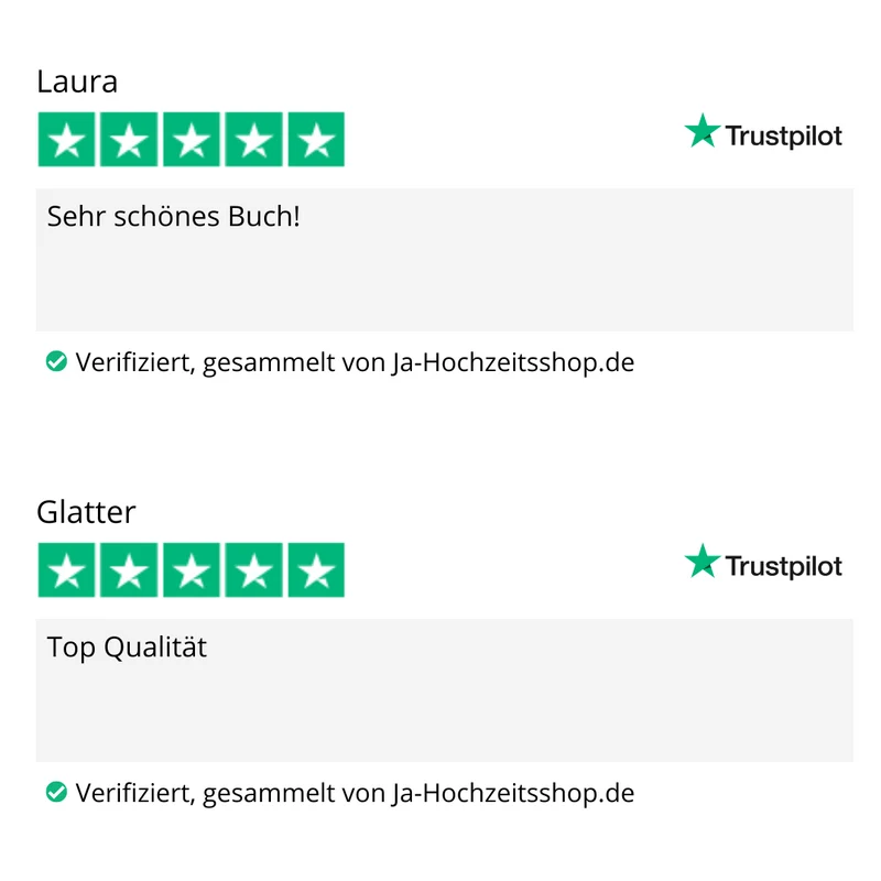 Gästebuch zum Ausfüllen