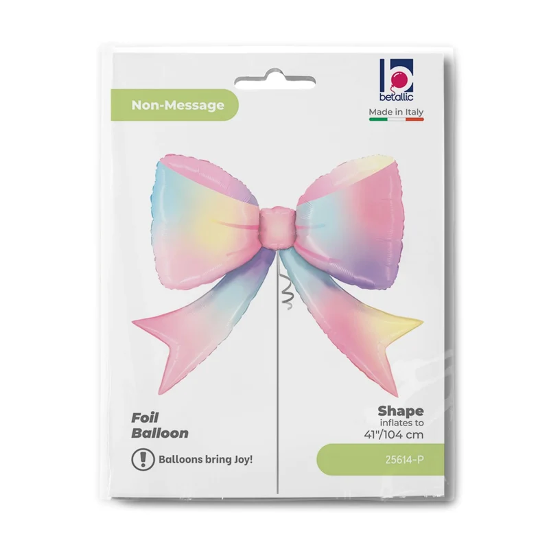 41" Folienballon Shape Schleife | 104 cm - Bunt