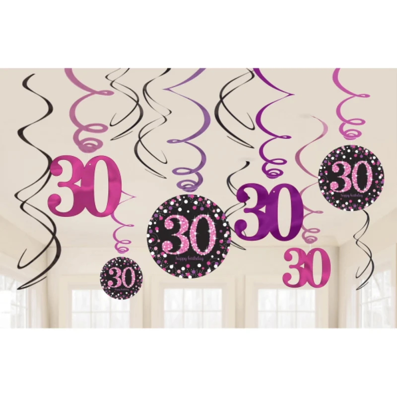 Swirldeko HB #30 Pink Sparkling 12Stk.