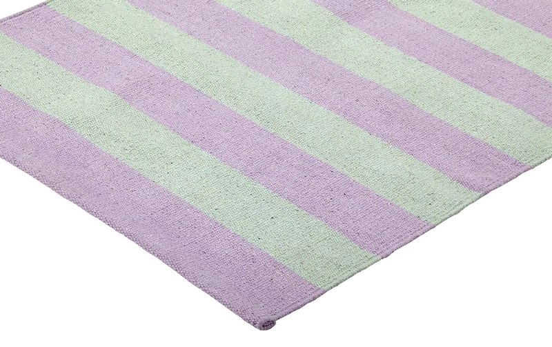 Teppich Streifen lila mint 60x90 cm Matte SIESTA §§§-Baumwolle AKTION
