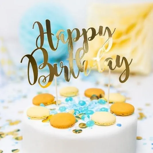 Tortenstecker Geburtstag Happy Birthday