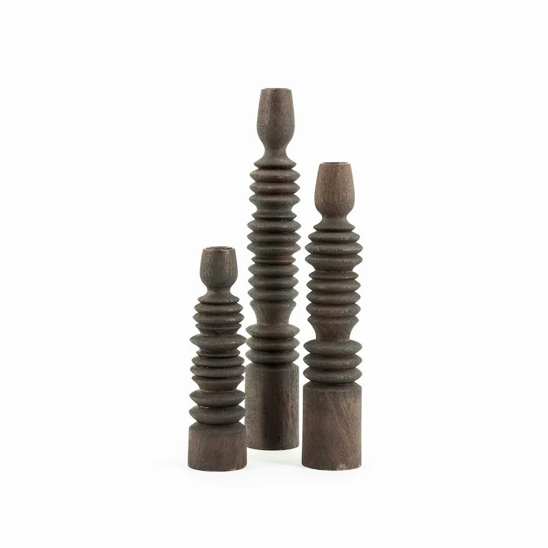 Set Kerzenhalter Totem - By-Boo