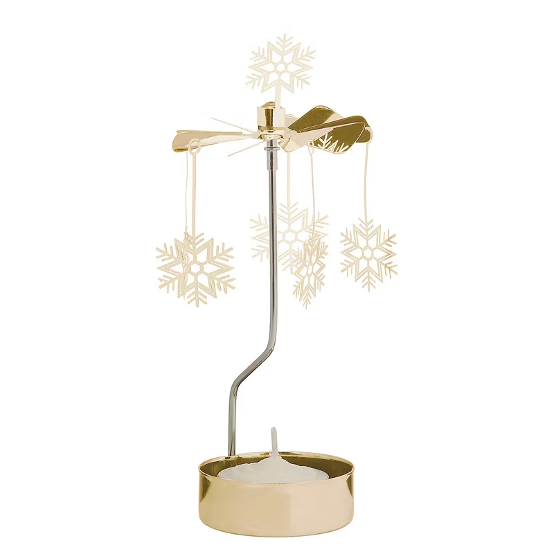 MERRY-GO-ROUND Teelichtkarussell Flocke