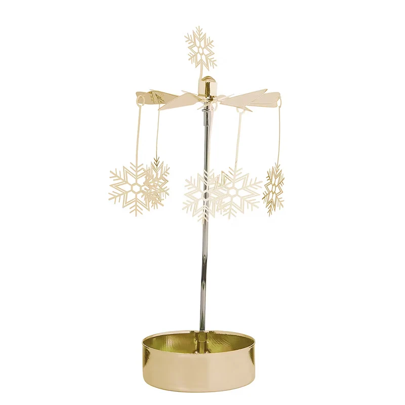 MERRY-GO-ROUND Teelichtkarussell Flocke