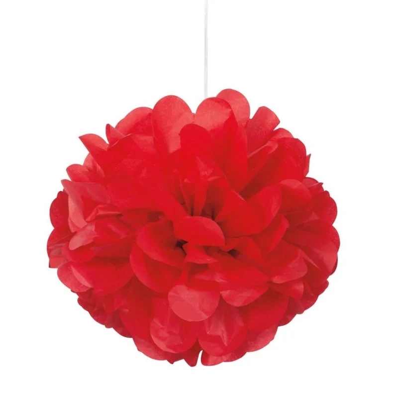 Wabenball Fluffy 23cm/3 Stück | Rot