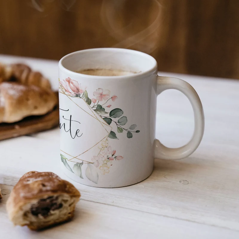 Geschenk Tasse für Deine Tante Blütenzauber