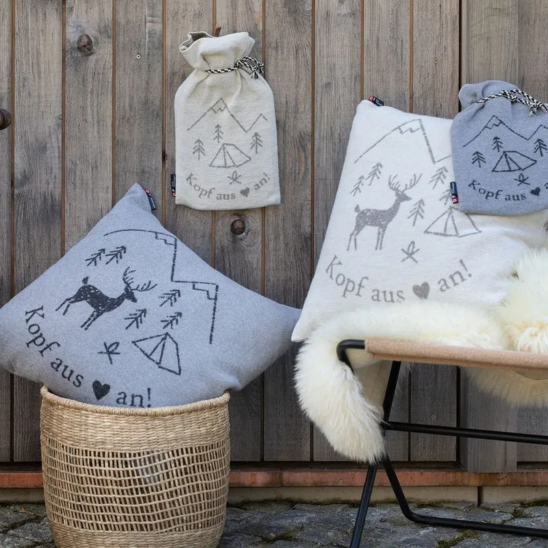 SILVRETTA Kissenhülle Kopf aus rohweiß