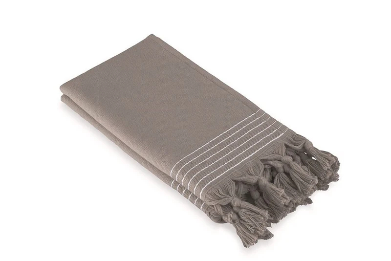Gästehandtuch 2er Set HAMAM taupe Walra 30x50 cm Softcotton