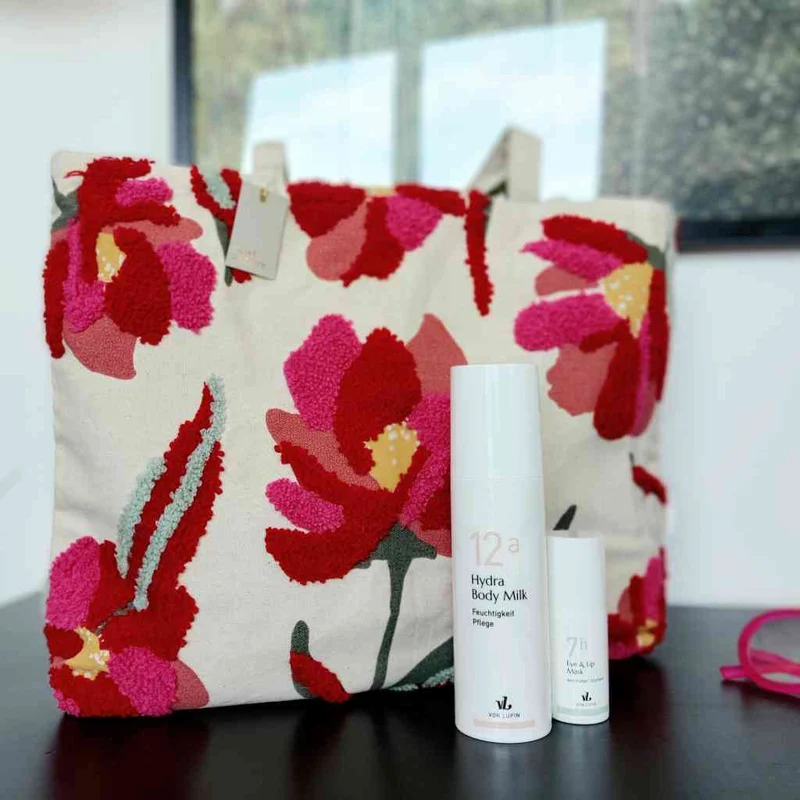 Shopper Tasche PEONY ca. 42 cm Canvas Schultertasche