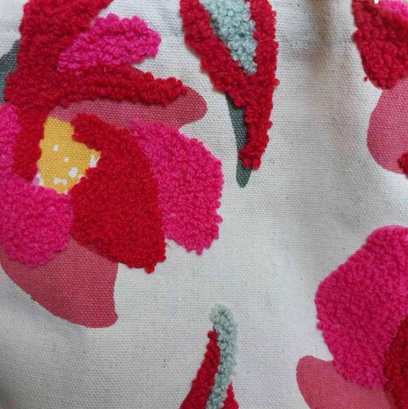 Shopper Tasche PEONY ca. 42 cm Canvas Schultertasche
